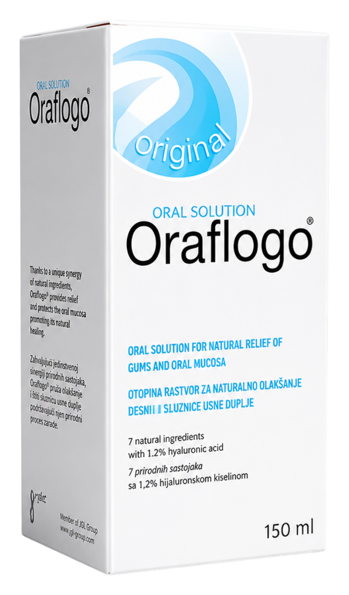Oraflogo Oral Solution 150 ml carton